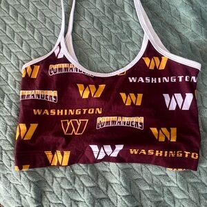 Team Apparel Burgundy and White Women's Top